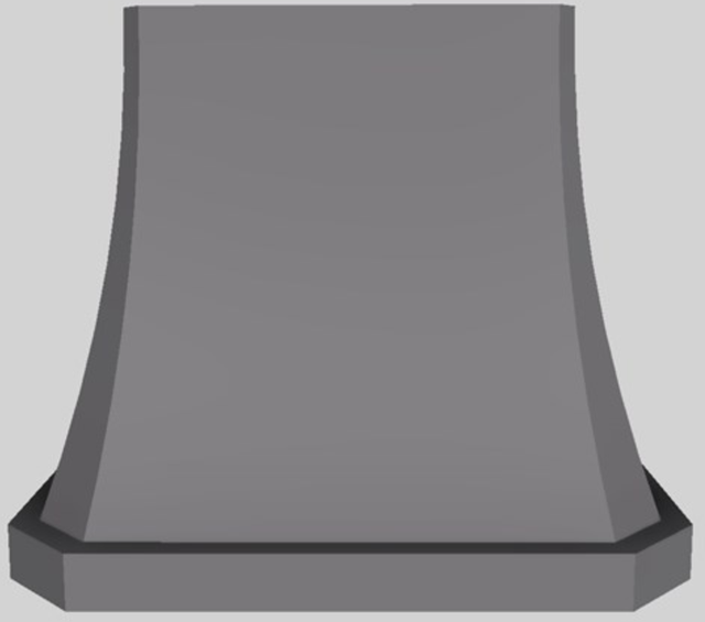 Vent-A-Hood® Designer Series 36" Gunsmoke Island Range Hood-0