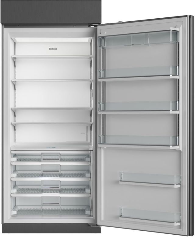 Sub-Zero® Classic Series 36" 22.8 Cu. Ft. Panel Ready Right Hinge Column Refrigerator with Internal Dispenser-1