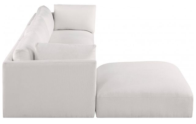Meridian Furniture Ease 4-Piece Cream Right-Arm Facing Sectional-2