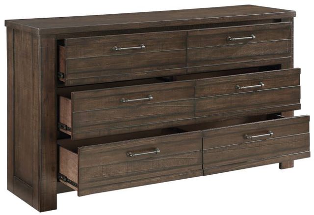 Mazin Furniture Longview Dark Brown Dresser-2