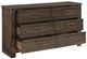 Mazin Furniture Longview Dark Brown Dresser-2