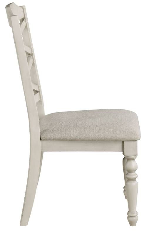 New Classic® Home Furnishings Jennifer Beige/Cream Dining Side Chair-3