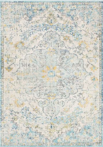 Surya Harput Blue/White 5'x7' Area Rug-0