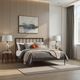 Intercon Matte Modern Queen Bed-1