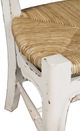 Furniture Classics French Brown/Distressed Chalk White Ladderback Dining Side Chairs-3
