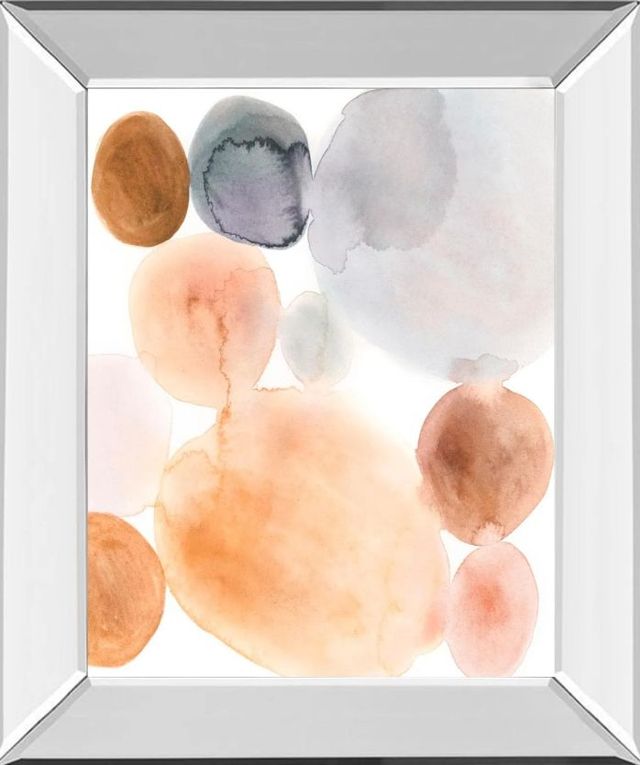 Classy Art Marble Wash I by Victoria Barnes Mirror Framed Wall Art-0