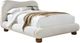 Modus Furniture Anansi Afra Chinchilla Queen Upholstered Platform Bed-0