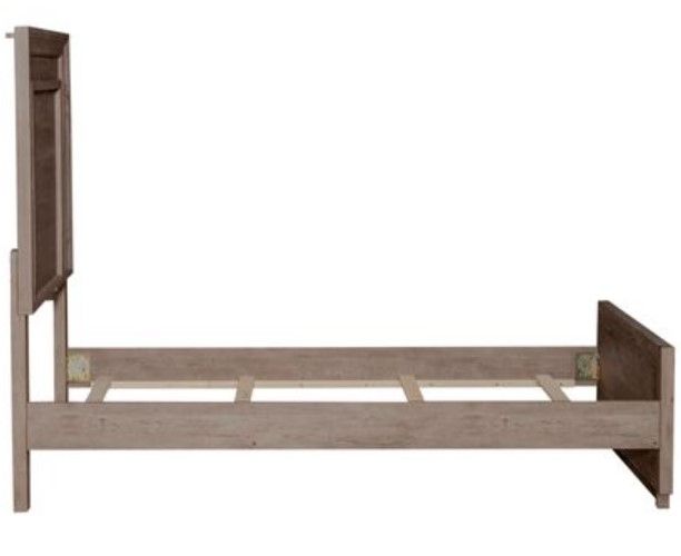 Liberty Furniture Horizons Graystone Twin Youth Panel Bed-3