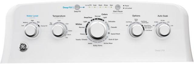 GE® 4.5 Cu. Ft. White Top Load Washer-2