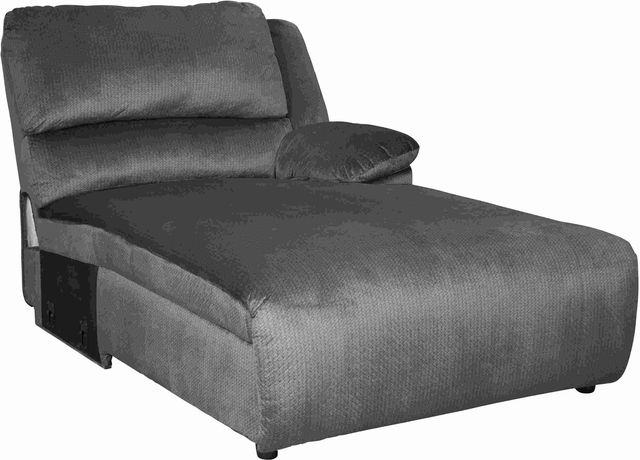 Signature Design by Ashley® Clonmel 3-Piece Charcoal Reclining Right-Arm Facing Sectional and Chaise-4