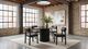 Coaster® Hamlyn 5-Piece Black Dining Table Set-1