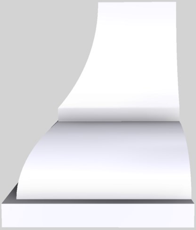 Vent-A-Hood® Designer Series 54" White Wall Mounted Range Hood-1