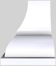 Vent-A-Hood® Designer Series 54" White Wall Mounted Range Hood-1