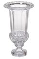 A & B Home Clear Livie Urn Vase-1