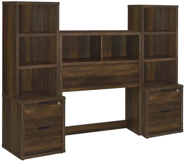 Coaster® Westpark 3-Piece Dark Pine Twin Bookcase Headboard Set-0