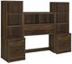 Coaster® Westpark 3-Piece Dark Pine Twin Bookcase Headboard Set-0