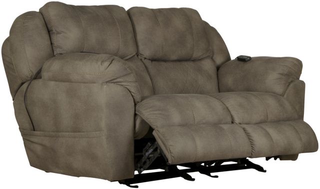 Catnapper® Flynn Fig Power Headrest with Lumbar Power Lay Flat Reclining Loveseat-2