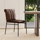 Classic Home Mayer 2-Piece Brown Dining Chair Set -1