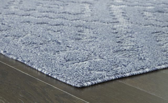 Signature Design by Ashley® Finnwell Blue 5'x7' Medium Area Rug-2