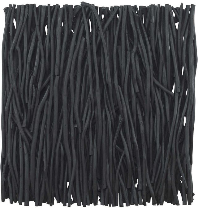 Uttermost® Gathered Teak Black Square Wood Wall Decor-0