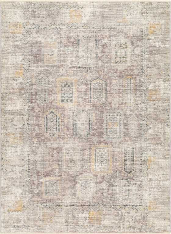 Surya Carlisle Dark Brown 4'x6' Area Rug-0