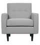 Van Gogh Designs Helsinki Wooly Dove Fabric Chair-0