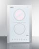 Summit® 15" White Electric Cooktop-1