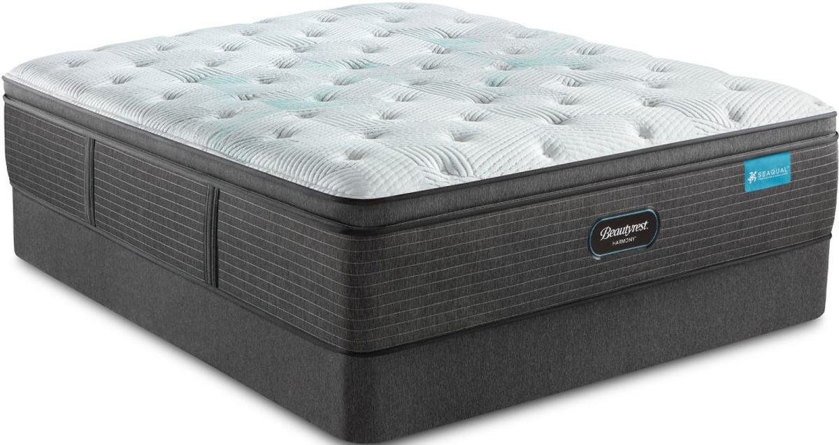 Beautyrest® Harmony™ Maui™ Hybrid Pillow Top Plush King Mattress and Standard Foundation