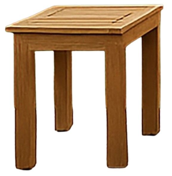 New Classic® Home Furnishings Bristol Bay Natural Wood Outdoor Patio End Table-0