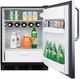 Summit® Peak24 Series 24" 5.8 Cu. Ft. Stainless Steel ADA Compliant Compact Refrigerator-3