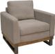 International Furniture Direct Mita Almond Gray Armchair-0