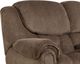 HomeStretch Del Mar Taupe Power Reclining Loveseat with Console-1