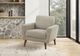 Monarch Specialties Inc. Light Brown 34" Accent Chair with Walnut Wood Legs-1