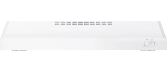 GE® Series 30" White Under Cabinet Range Hood-0