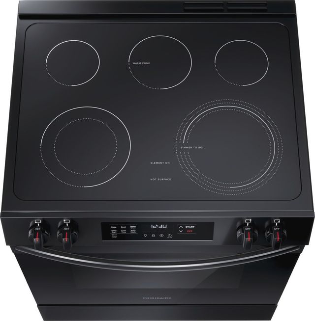 Frigidaire® 30" Black Slide-In Electric Range with Steam Clean-4