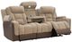 Signature Design by Ashley® Ultimax Brownstone Power Reclining Sofa with Adjustable Headrest-1