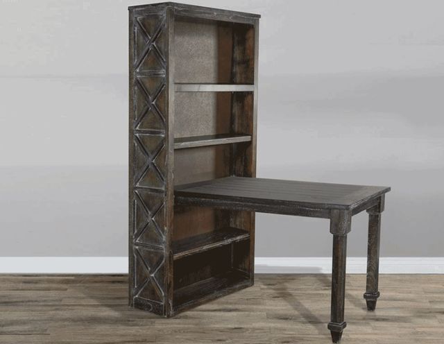 Sunny Designs™ European Dark/Charcoal Gray Desk Return-2