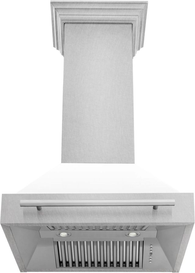 ZLINE 30" White Matte Wall Mounted Range Hood-1