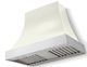 La Cornue CornuFé Cascade 44" Pure White Wall Mounted Range Hood with Polished Chrome Trim-0