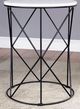 Furniture of America® Madyson 3-Piece White Nesting Table with Black Base-3