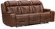 Liberty Furniture Caswell Nature Chestnut Leather Power Reclining Sofa-0