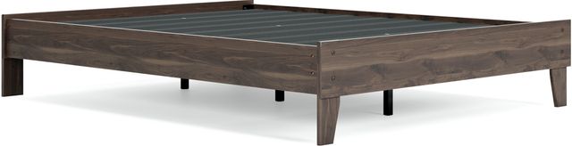 Signature Design by Ashley® Calverson 2-Piece Mocha Queen Platform Bed Set-1