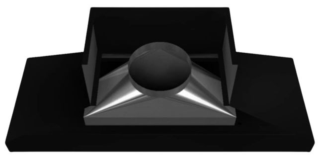 Vent-A-Hood® 66" Black Wall Mounted Range Hood-2
