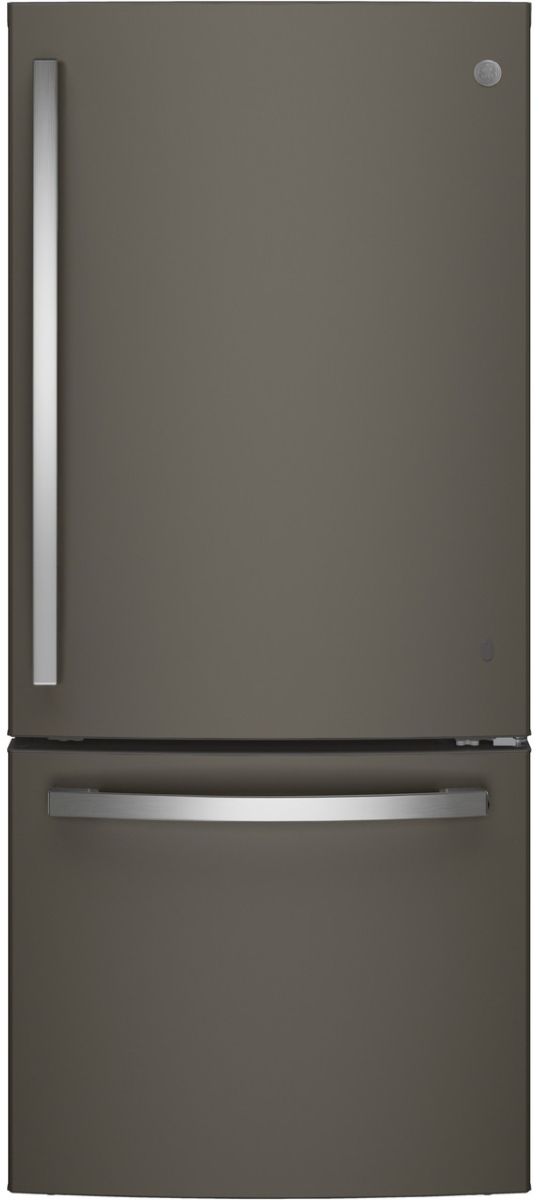 GE® 30 in. 21.0 Cu. Ft. Slate Bottom Freezer Refrigerator-0