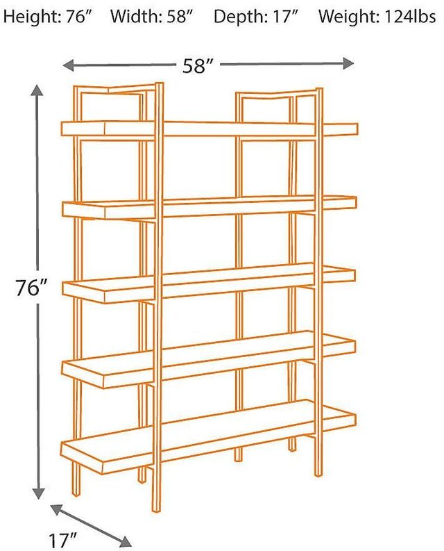 Brown Bookcase - DISCONTINUED-4