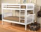Kodiak Furniture Claire White Twin Bunk Bed with Tray-4