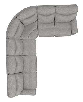 La-Z-Boy® James Smoke Reclining Sectional with Custom Layout Options-3