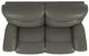 La-Z-Boy® James Charcoal Leather Power Reclining Loveseat with Headrest and Lumbar-4