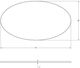 Amisco Customizable Lidya 72" Oval Dining Table with 1" Thermo Fused Laminate Top-1