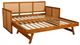 Kodiak Furniture Abaco Honey Twin Daybed Frame with Pop Up-0